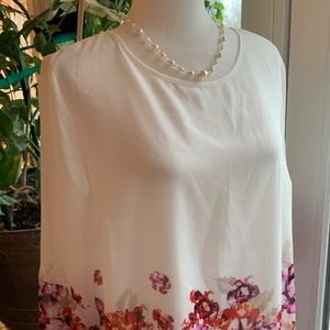 Apt. 9 Floral Blouse Top Size XL